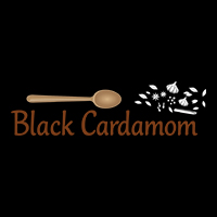 Sukh mehmi black cardamom restaurant food logo design