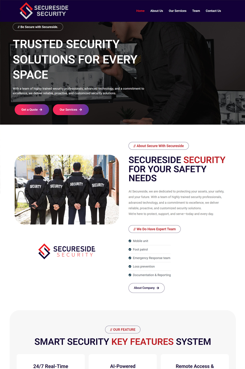 Sukh mehmi Security website design