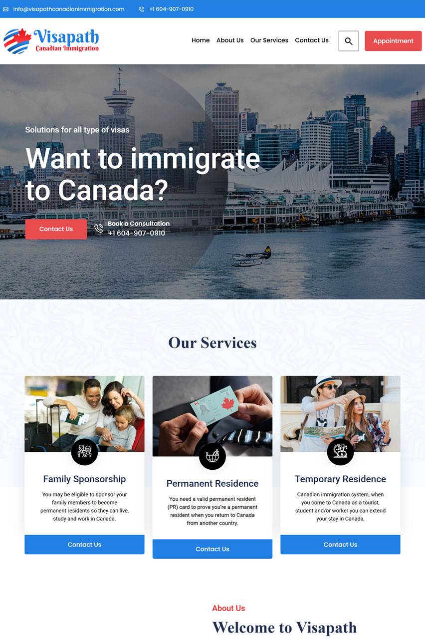 Visapath immigration website